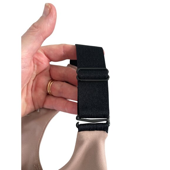 All Fenix Ivy‎ Beige Multi Color Block High-Impact Sports Bra Size Medium $65 - Picture 13 of 14